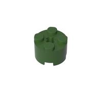 6143 Brique Ronde 2x2 avec Trou d’Axe 50 Pièces GDS-607 Compatible avec Lego Briques de Construction Couleur:Asfalto 999