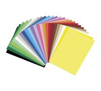 [615/50 99] folia Pack de 50 Papier cartonné, A5, 300 g/m2, 25 couleurs assor...