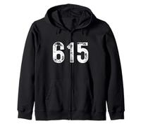 615 Code régional Nashville Tennessee Sweat à Capuche