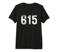615 Code régional Nashville Tennessee T-Shirt Haut de Gamme