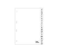 [6150-02] DURABLE Intercalaire PP Alphabetique A-Z 20 Compartiments Blanc