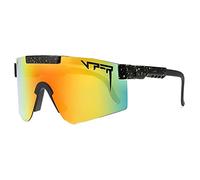 617 CTNRRL Lunettes de soleil de sport pour homme et femme - Verres polarisés pour l'extérieur, le cyclisme, la course à pied, la pêche, UV-400 (orange)