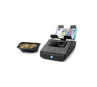 Safescan 6175 compteuse valorisatrice pour pièces, billets, tickets et jetons - Compteuse de pièces avec reconnaissance automatique du rouleau de pièces - Balance qui stock les résultats de comptages