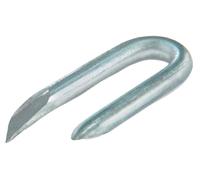 Suki - Crampillon acier zingué galvanisé Ø 2,5 x 25 mm