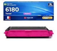 6180 Toner Magenta Compatible pour Xerox Phaser 6180 avec Puce