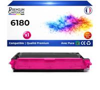 6180 Toner Magenta Compatible pour Xerox Phaser 6180 avec Puce