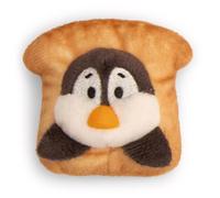 61875 MagNICI Mini Pingouin, avec Toast, 7 cm, Blanc, Doudou avec Aimant, Adhère aux Surfaces métalliques, Tableaux magnétiques et poignées de Sac comme Compagnon de Voyage, idée Cadeau