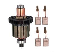 619380-9 619583-5 Armature de moteur avec 194427-5 CB-440 Ensemble de balais de carbone compatible avec DDF482 DHP482 DHP482RAE DHP482Z DDF482RME DHP482RME DDF482RFE DDF482Z Tournevis 13x13 3 x 10 mm