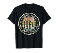 61e Anniversaire Vintage Septembre 1964 Retro Limited Edition T-Shirt