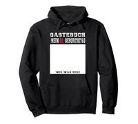 61th Birthday Guest Book Man Woman 61 Years 1965 Sweat à Capuche