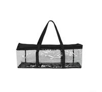 61x15x21cm, Sac fourre-tout transparent pour stades, sac à bandoulière en PVC transparent résistant à l'eau, avec poignées renforcées et sangle réglable, grande capacité design transparent