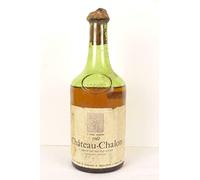 62 cl château-chalon fruitière vinicole de producteurs vin jaune (cire très abîmée) blanc 1962 - jura