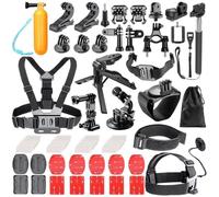 62-en-1 Kit d'Accessoires de Caméra d'Action pour GoPro Hero 4/5, Hero 1/2/3/3+/4/5, SJ4000/5000/6000/7000 Nikon Sony Sport DV