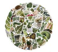 62 Feuilles D'autocollants Vert Olive Taille UniquePolychlorures de vinyle
