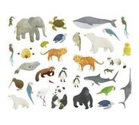 62 Gommettes Multiformes - Thème : Animaux Rares G