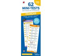 62 mini-tests pour évaluer ses connaissances - Français niveau collège - 5e, 4e, 3e Grammaire, orthographe, conjugaison, vocabulaire, outils d'analyse... Plus de 500 questions + corrigés - Maud Rimber