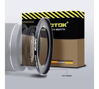 62 mm to 82 mm lens adapter, filter adapter ring from 62 mm to 82 mm, compatible with all 82 mm filter accessories (62-82 mm)