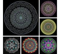 62 Pièces Mandala Pointage Ensemblee D'outils Pour Peindre Des Roches, Peinture Des Roches Kit De Point, Pierre De Roche Peinture Stylo À Pois Outil Modèle