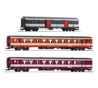 6200127 H0 Lot de 3 voitures de personnes « D 704 », ÖBB, Ep. V, Set 1