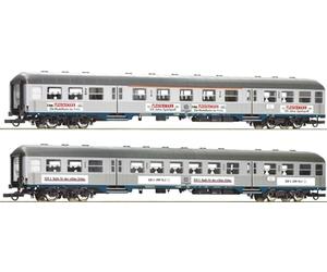 6200206 H0 Lot de 2 voitures de banlieue DB, Ep. IV