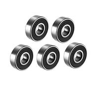 6201RZ Roulement à billes à gorge profonde simple bouclier 160201K, roulements en acier chromé 12 mm x 32 mm x 10 mm (paquet de 5)