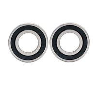 6205RZ / 6205ZZ Roulement à billes à gorge profonde Niveau de précision 25x52x15mm Matériau en acier de roulement 6205-ZZ / 6205-RZ(6205-RZ 25x52x15mm(2pcs))