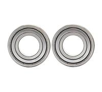 6205RZ / 6205ZZ Roulement à billes à gorge profonde Niveau de précision 25x52x15mm Matériau en acier de roulement 6205-ZZ / 6205-RZ(6205-ZZ 25x52x15mm(2pcs))