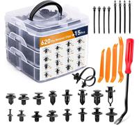 620pcs Bus Back-up Flap Kit with 3 Layer Frame 16 Mesh Buckle for Automatic Bumper Repair HE132 (Kit de rabattement pour autobus avec cadre à 3 couches et 16 boucles en maille pour réparation automati
