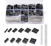 620Pcs Dupont Connecteur 2.54mm JST SM 1/2/3/4/5/6 pin Mâle Femelle Header À Sertir Terminal Logement Connecteur Assortiment Kit, Câble Jumper Fil Pin en-tête Sertir Goupilles a Sertir