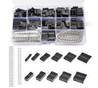 620Pcs Dupont Connecteur 2.54mm JST SM 1/2/3/4/5/6 pin Mâle Femelle Header À Sertir Terminal Logement Connecteur Assortiment Kit, Câble Jumper Fil Pin en-tête Sertir Goupilles a Sertir