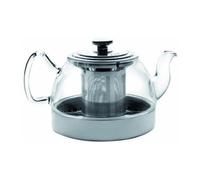 Ibili - Théière en Verre avec Filtre Induction, Borosilicate, 0,8 Litre, Compatible avec les Plaques à Induction