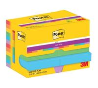 [622-12SS-PLAY] Post-it Bloc-note adhésif Super Sticky Notes, 47,6 x 47,6 mm ...