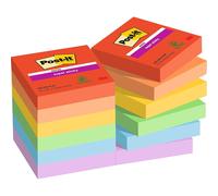 [622-12SS-PLAY] Post-it Pack 12 Bloc-note adhésif Super Sticky Notes, 48 x 48...