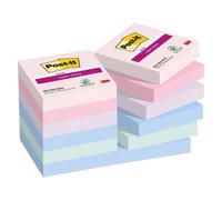 [622-12SS-SOUL] Post-it Bloc-note adhésif Super Sticky Notes, 47,6 x 47,6 mm
