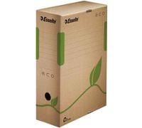 [623917] Esselte Paquet de 25 Boîtes d'archive ECO pour A4 marron dos 100 mm