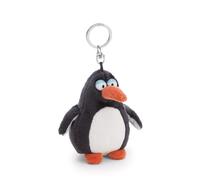 NICI 62402 Porte-clés en Peluche au Motif de Pingouin Jorge Thunder, 9 cm, Gris, fidèle Compagnon pour Sac à Dos ou Autre Sac, pour Petits et Grands