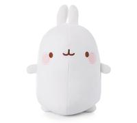 62598 MOLANG Doudou en Peluche Douce, Mignonne à câliner et à Jouer, pour Enfants et Adultes, Blanc, Excellente idée Cadeau