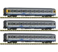 6260019 Fleischmann Ho Set 3 Voitures Cisalpino 1 Et 2 Classe Ep. V Échelle N 1