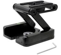 (627)Z Support de trépied portable à tête inclinable en alliage d'aluminium