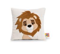 62750 Coussin Lion, 30 x 30 cm, Marron, Moelleux pour Enfants et Adultes, Peluche, idéal pour la Maison, Le Jardin d'enfants ou Les déplacements
