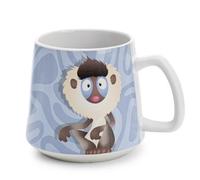 62762 Tasse Mandrill, 380 ML, 8 x 9,5 cm, Bleue, Tasse en Porcelaine de qualité supérieure, conçue avec Soin, Accessoire Mignon pour la Cuisine, Le Bureau et la Maison, Joli Cadeau pour Vos Proches