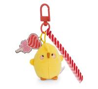 62777 Pendentif de Sac Molang Piu Piu Piu, 4 cm, Jaune, Accessoire en Peluche Mignon, Joli Porte-clés pour Sac, Sac à Dos et Voiture