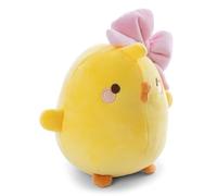 62780 Piu Piu Peluche, avec Nœud, 12 cm, Blanche, Douce, Adorable, pour Câliner Et Jouer, pour Enfants Et Adultes, Idée De Cadeau