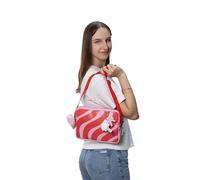 62792 Molang Sac bandoulière, avec bandoulière Ajustable, 18 x 26 x 4 cm, Rose, ludique, avec Un Adorable nœud en Peluche, idéal au Quotidien, en Voyage et Lors des Loisirs