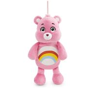 62814 Bouillotte Bisounours Hourra l'ourson, 300 ML, 40 cm, Rose, Animal Chauffant Câlin Et Joli, Cadeau pour La Famille Et Les Amis, Sac Chauffant