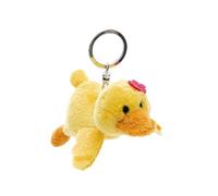 62881 Pooline Porte-clés Canard, 10 cm, Jaune, Compagnon en Peluche pour Sac à Dos ou Sac, Porte-clés pour Petits et Grands