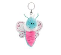 62886 Porte-clés en forme de papillon, 10 cm, Bleu, Compagnon en peluche pour sac à dos ou sac, porte-clés pour petits et grands