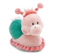 62888 Escargot, Fleur, 15 cm, Rose, Peluche Douce, Adorable Peluche pour câliner et Jouer, pour Enfants et Adultes, idée Cadeau