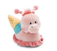 62889 Peluche, Escargot, Glaces à l'italienne, 15 cm, Rose, Douce, Adorable À Câliner Et avec Laquelle Jouer, pour Enfants Et Adultes, Idée Cadeau