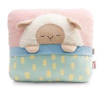 62919 Doudou Mouton Wools, 35 x 30 x 18 cm, Rose, Peluche Douce, Adorable Peluche pour câliner et Jouer, pour Enfants et Adultes, idée Cadeau